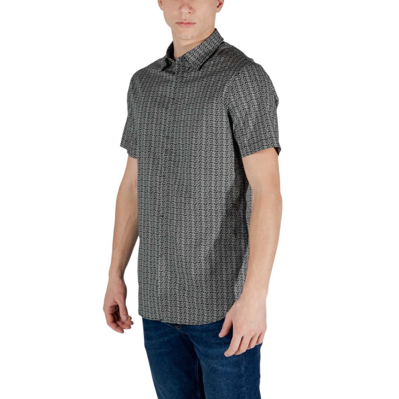 Armani Exchange Shirt Heren Zwart #2409999