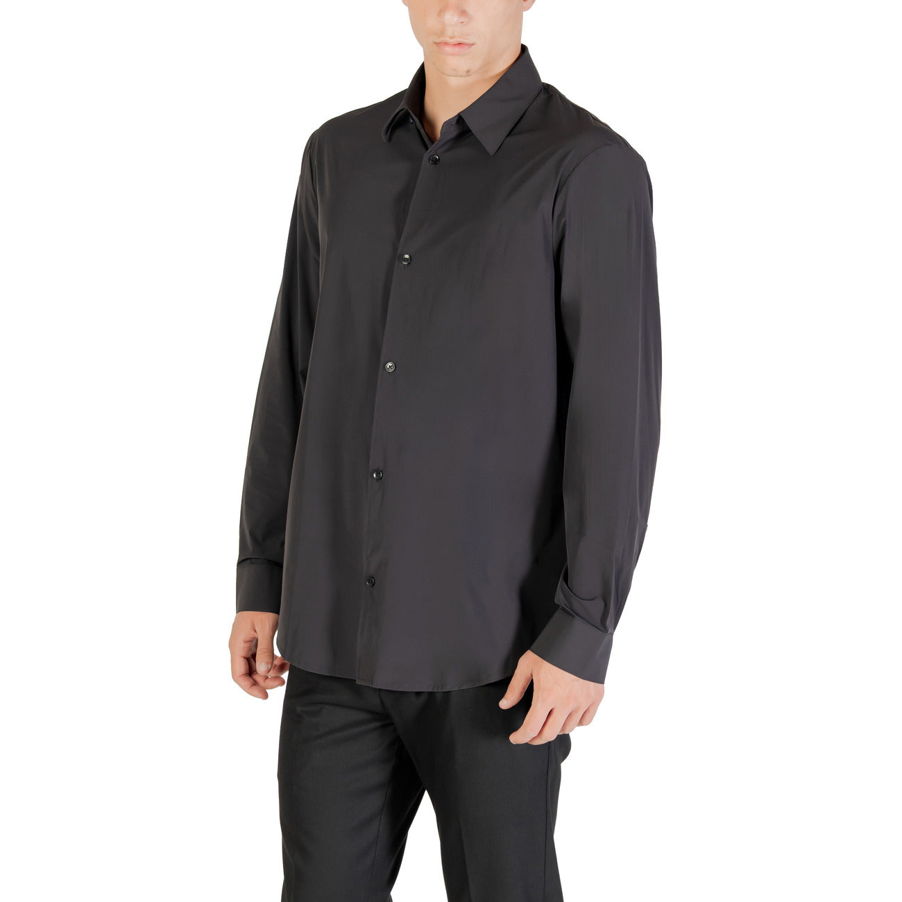 Armani Exchange Shirt Heren Zwart #2432446