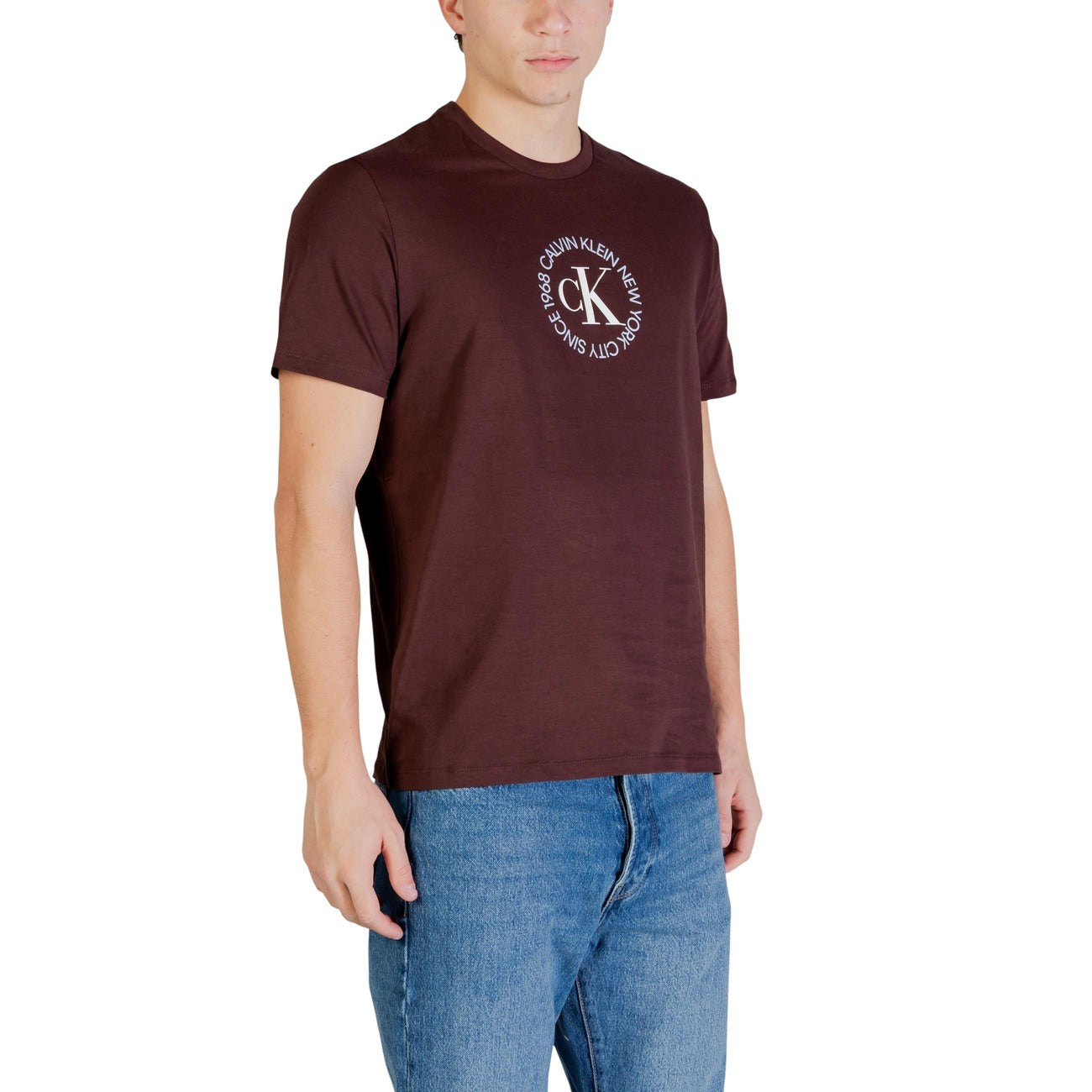 Calvin Klein Jeans T-Shirt Herren Braun #2469984