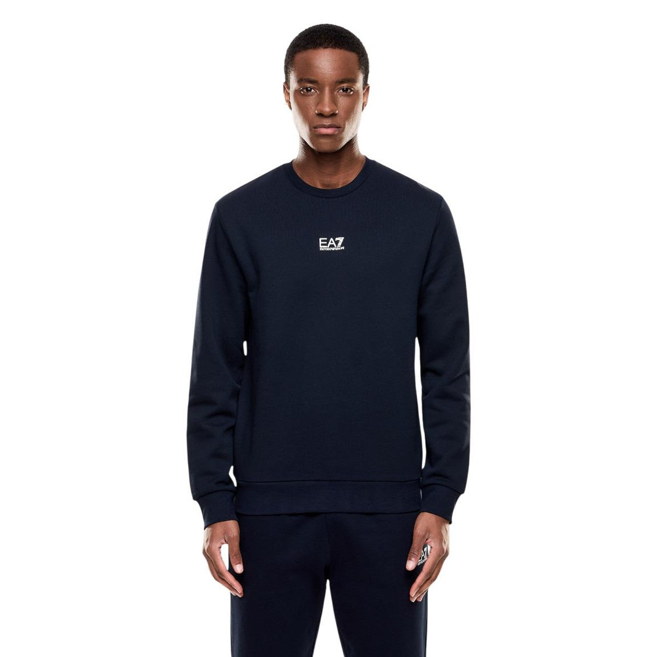 Ea7 Sweatshirt Men Blue