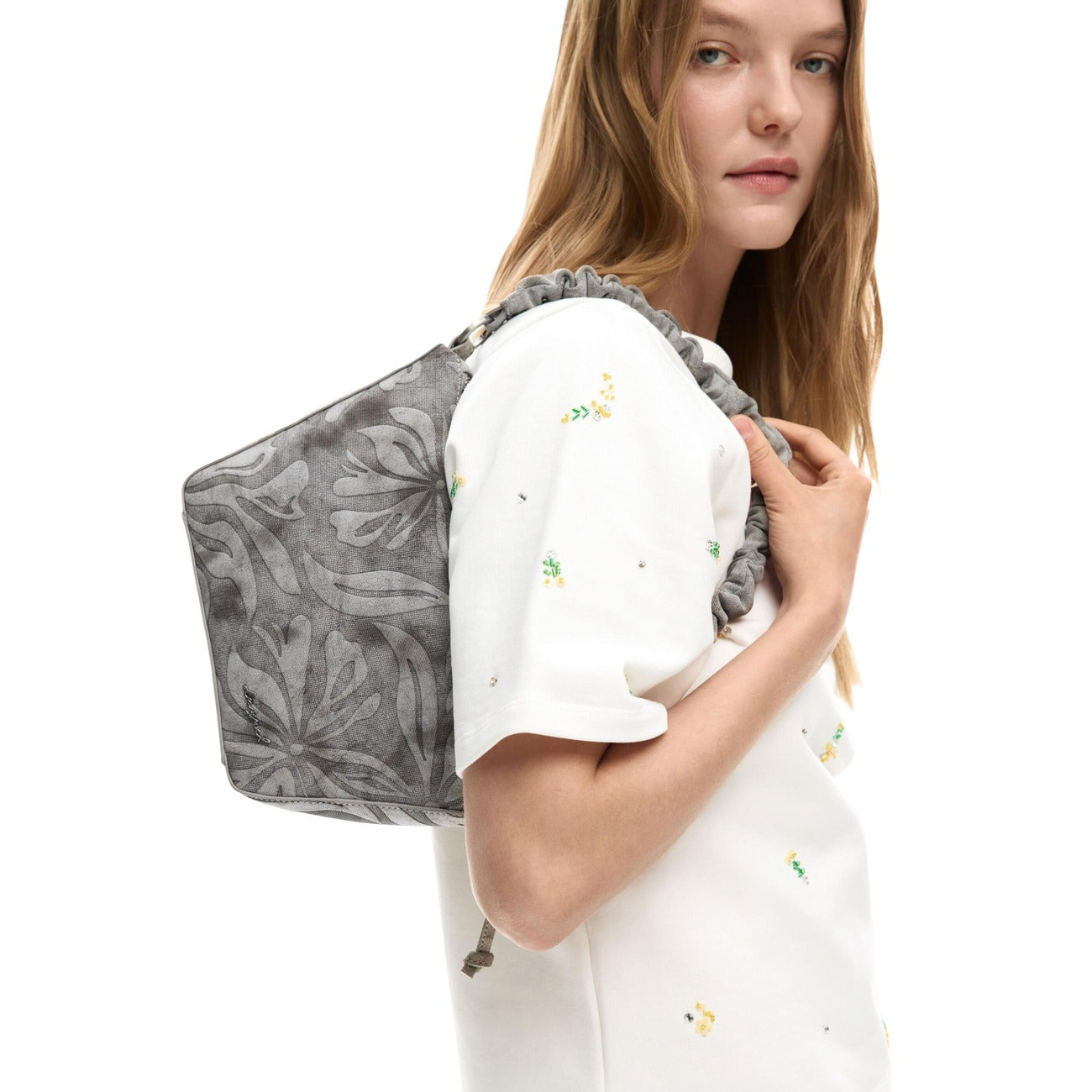 Desigual Bag Women Grey #2458790