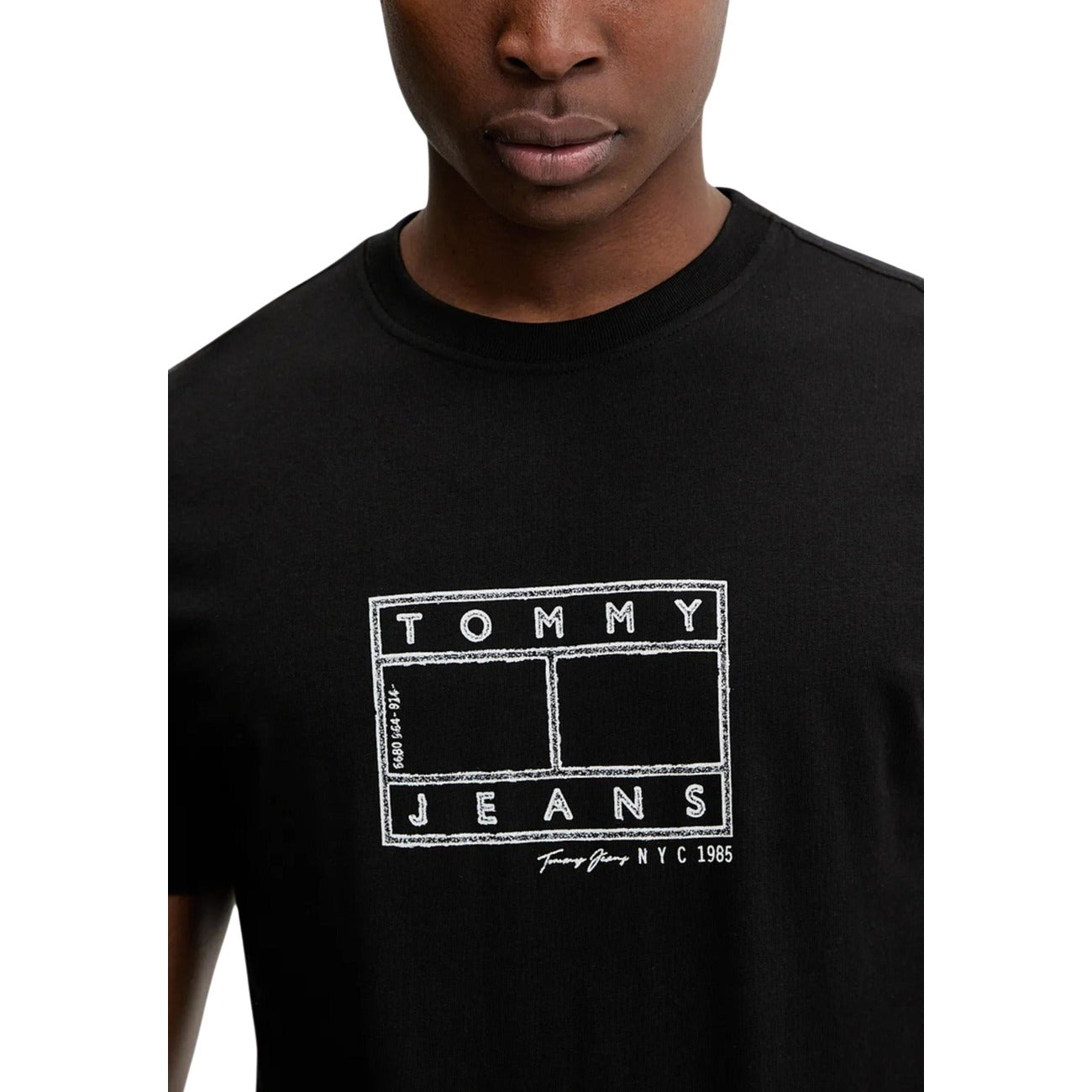 Tommy Hilfiger Jeans T-shirt Heren Zwart #2470305