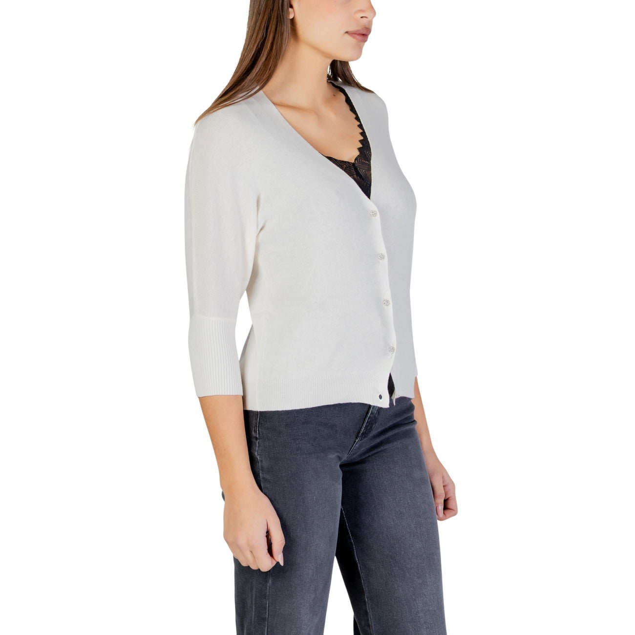 Morgan De Toi Cardigan Women Beige