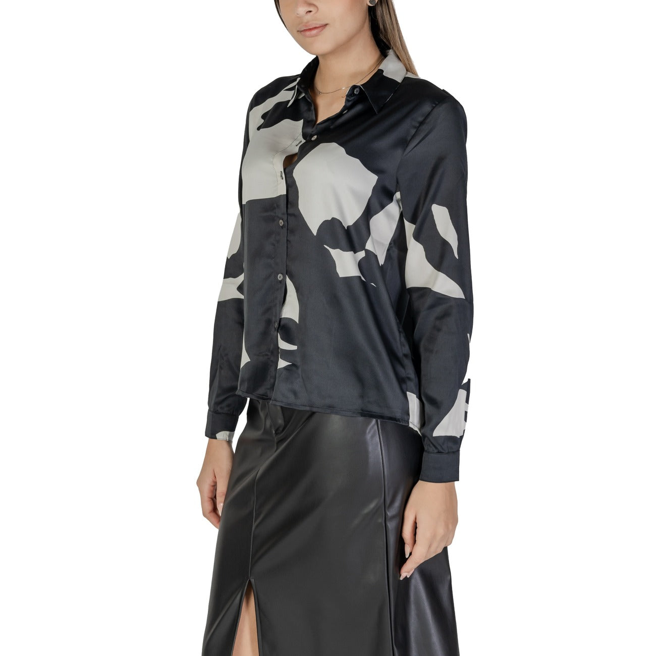 Only Shirt Dames Zwart #2358967