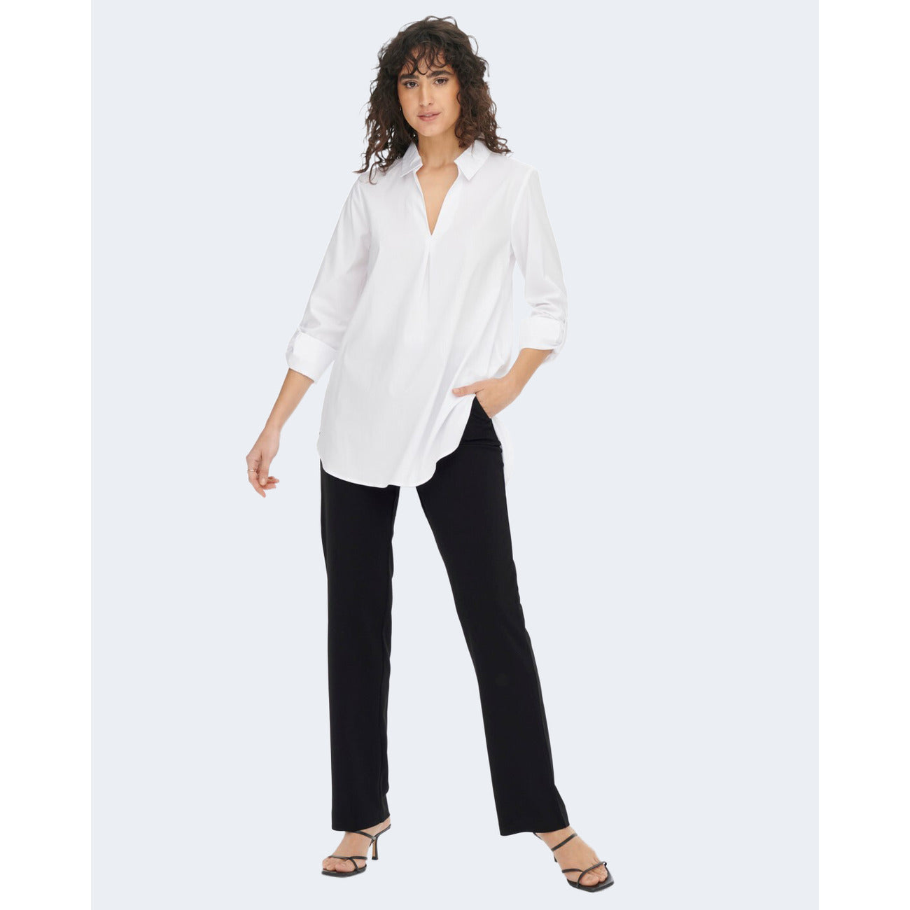 Jacqueline De Yong Broek Dames Zwart #2462453