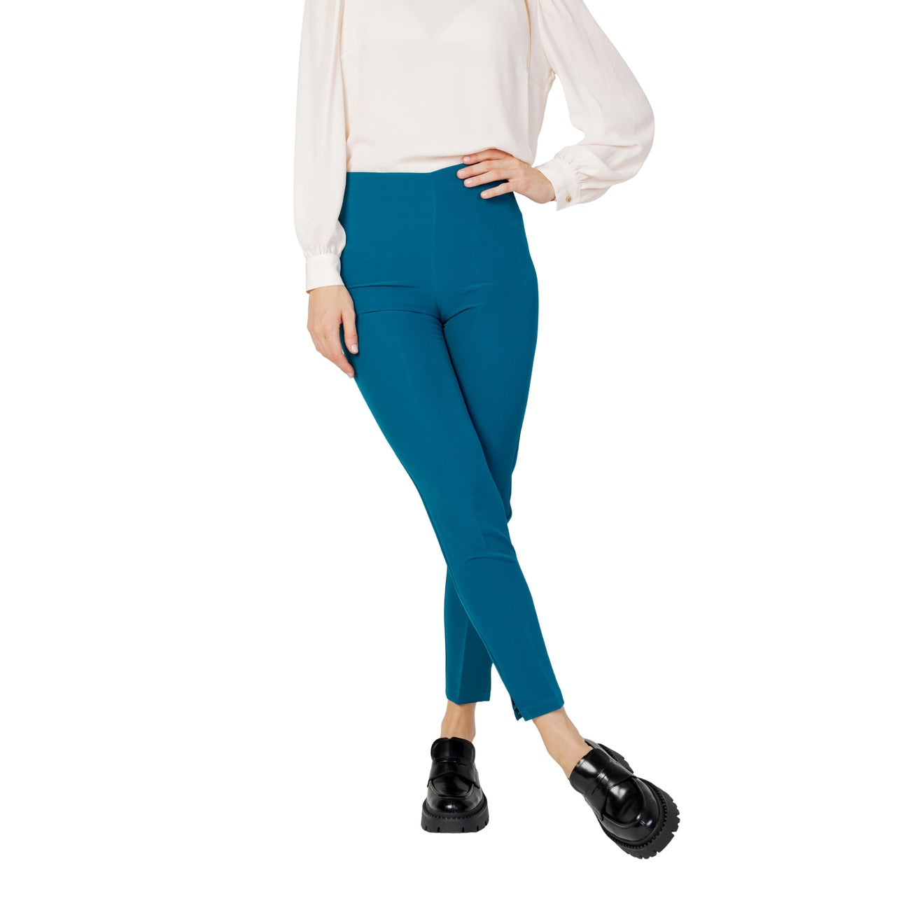 Hanny Deep Trousers Women Green