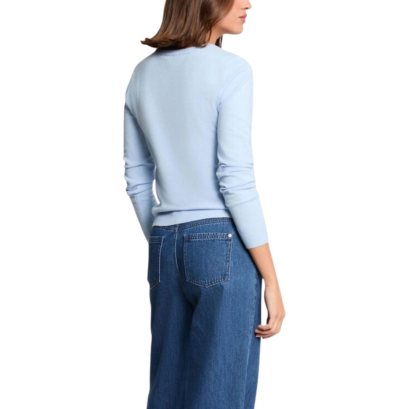 Morgan De Toi Strickmode Damen Hellblau