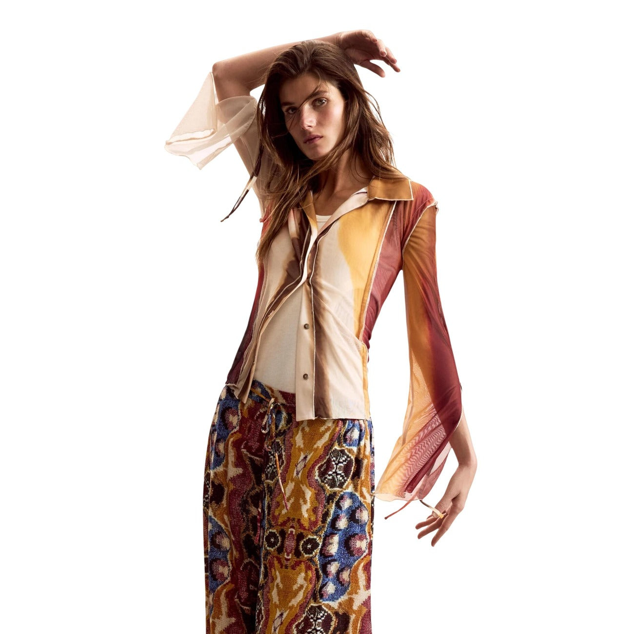 Desigual Shirt Damen Beige #2459809