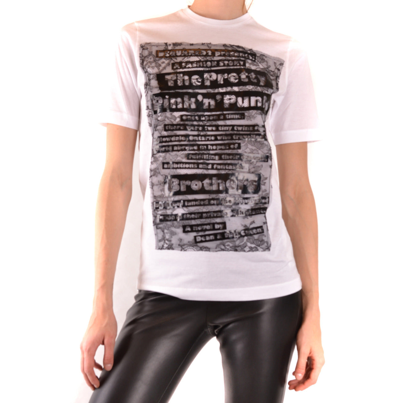 Dsquared T-shirt Dames Wit #2424465