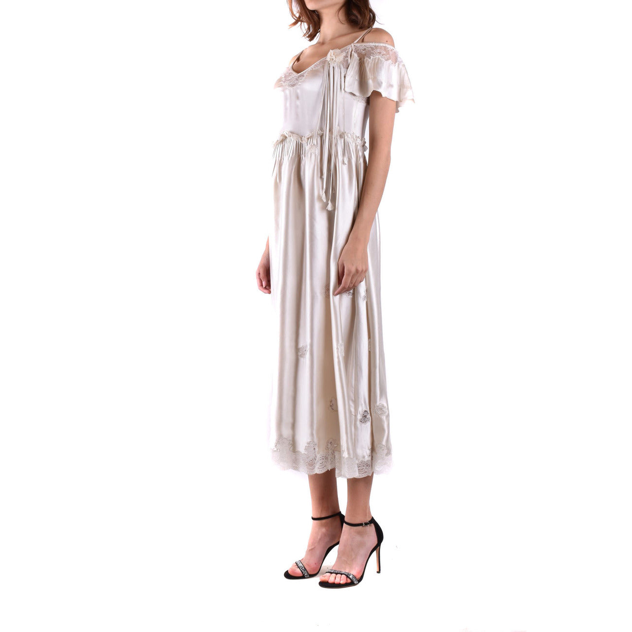 Twinset Kleid Damen Weiß