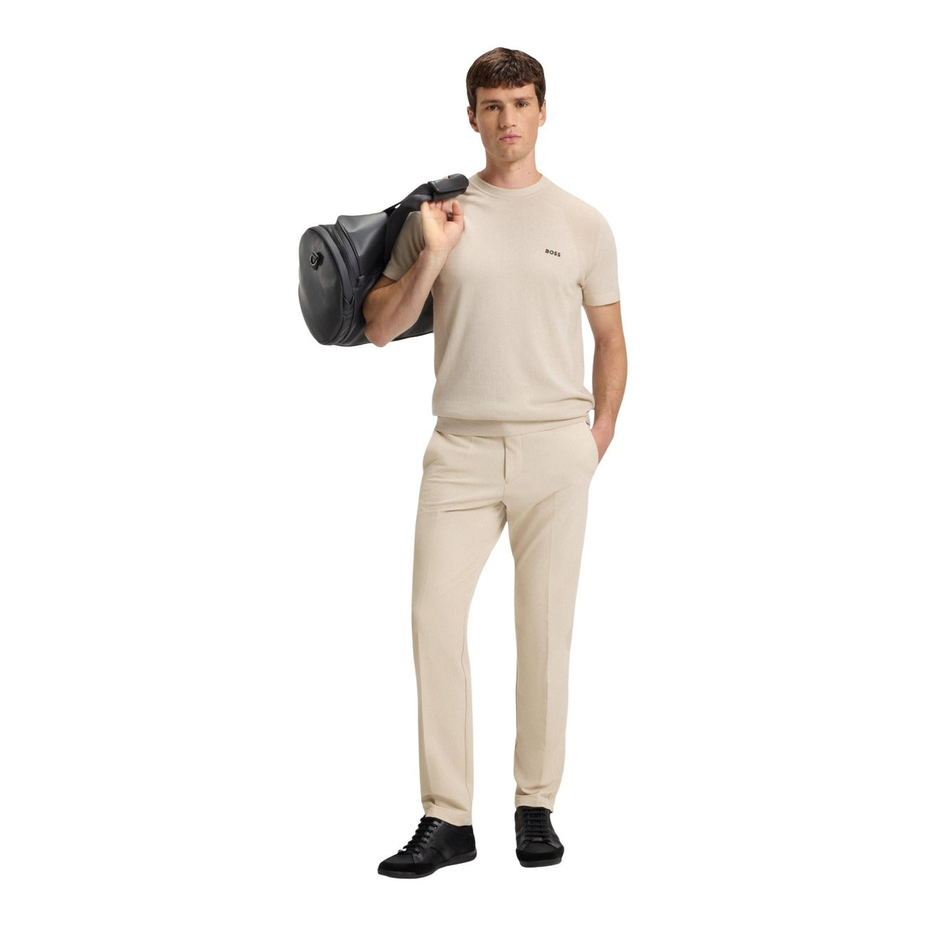 Boss Hose Herren Beige
