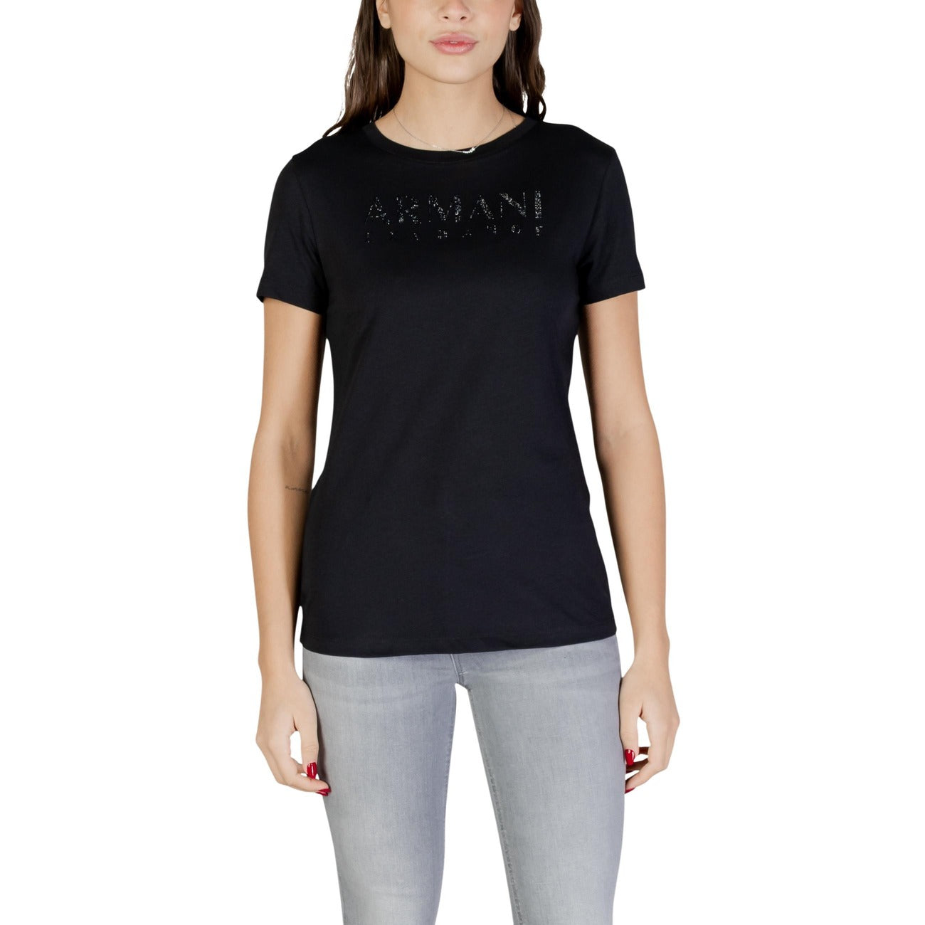 Armani Exchange T-Shirt Damen Schwarz #2450724