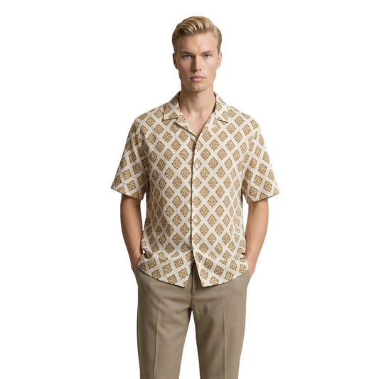 Gianni Lupo Shirt Heren Beige