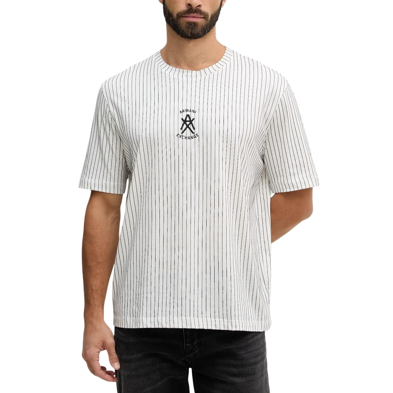 Armani Exchange T-Shirt Herren Schwarz Schwarz #2450065