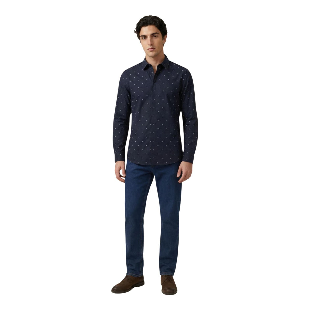 Armani Exchange Shirt Heren Blauw #2457858