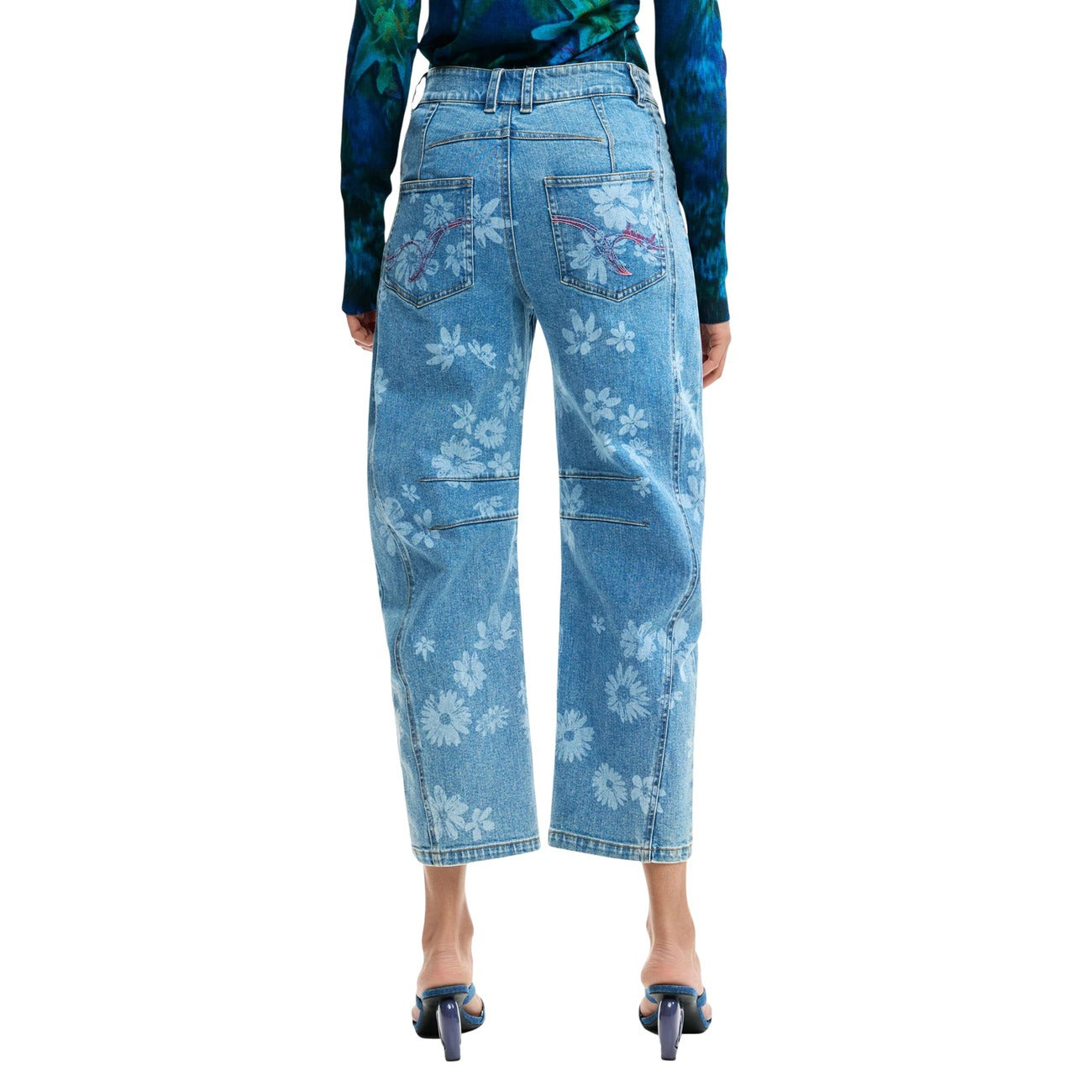 Desigual Jeans Dames Lichtblauw