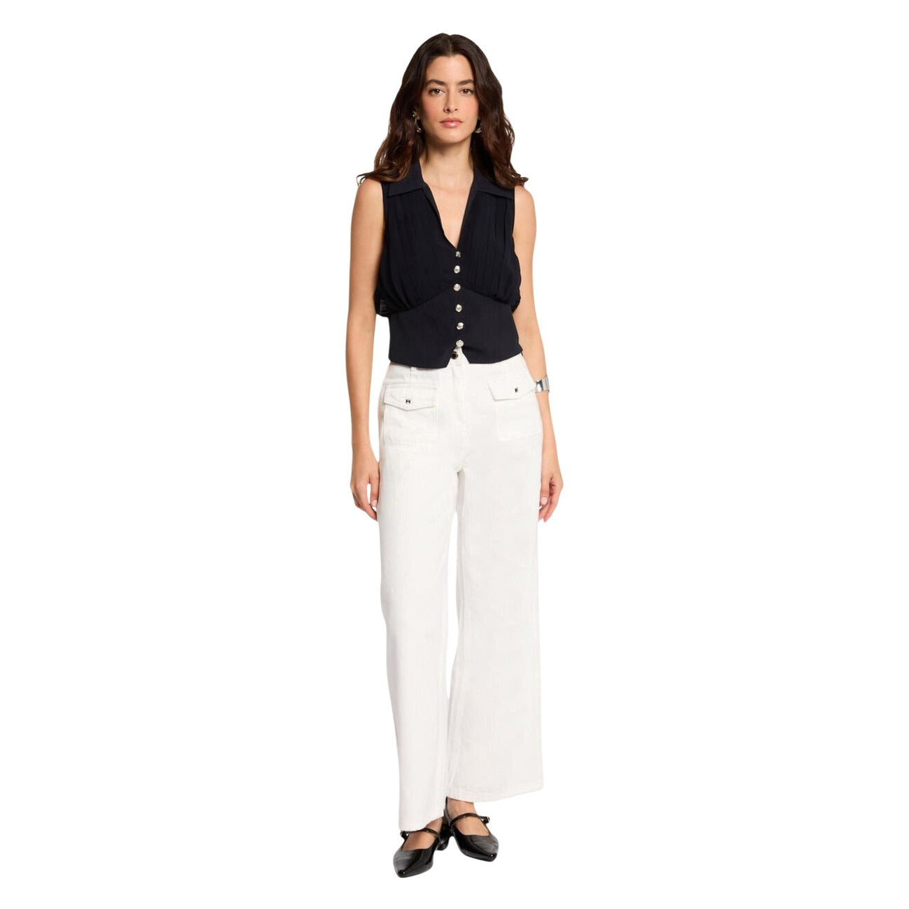 Morgan De Toi Bluse Damen Blau