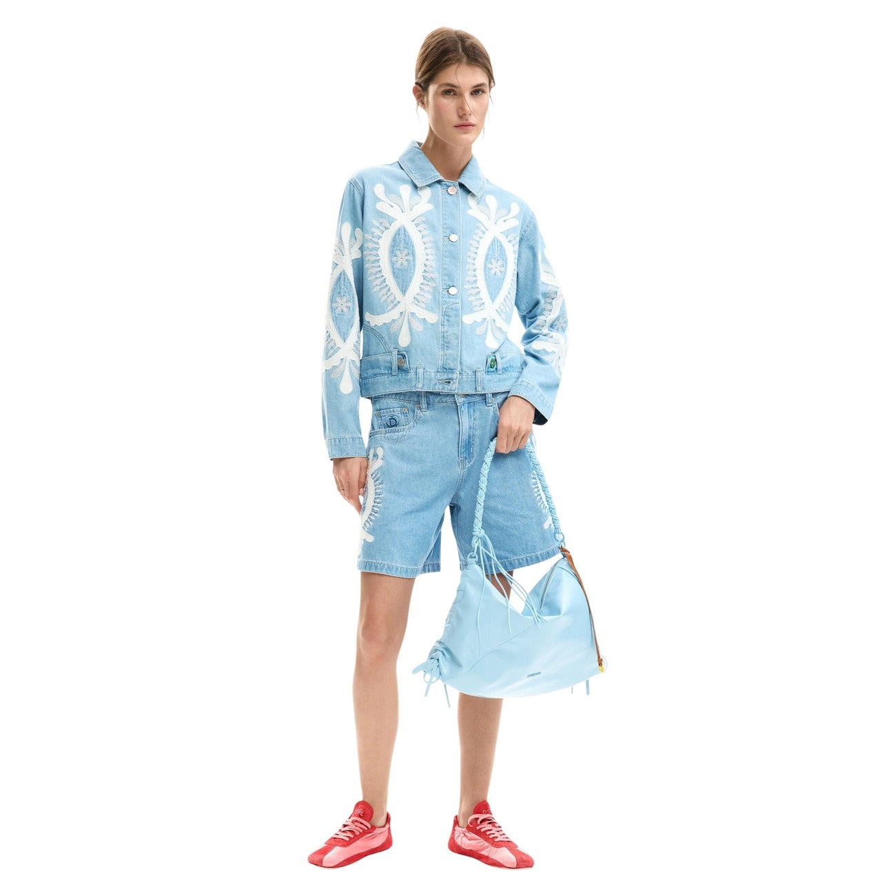 Desigual Jack Dames Lichtblauw