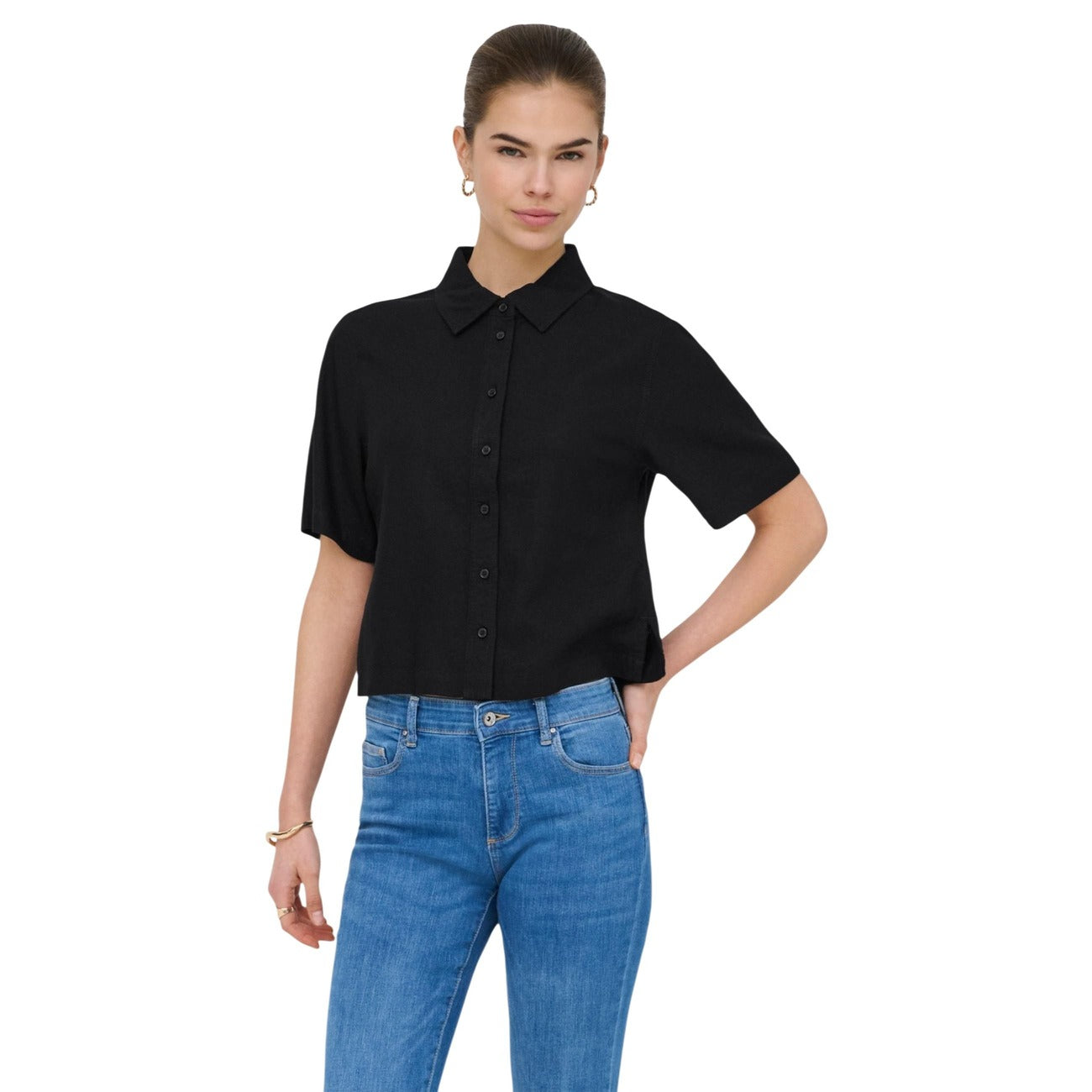 Only Shirt Damen Blau Blau