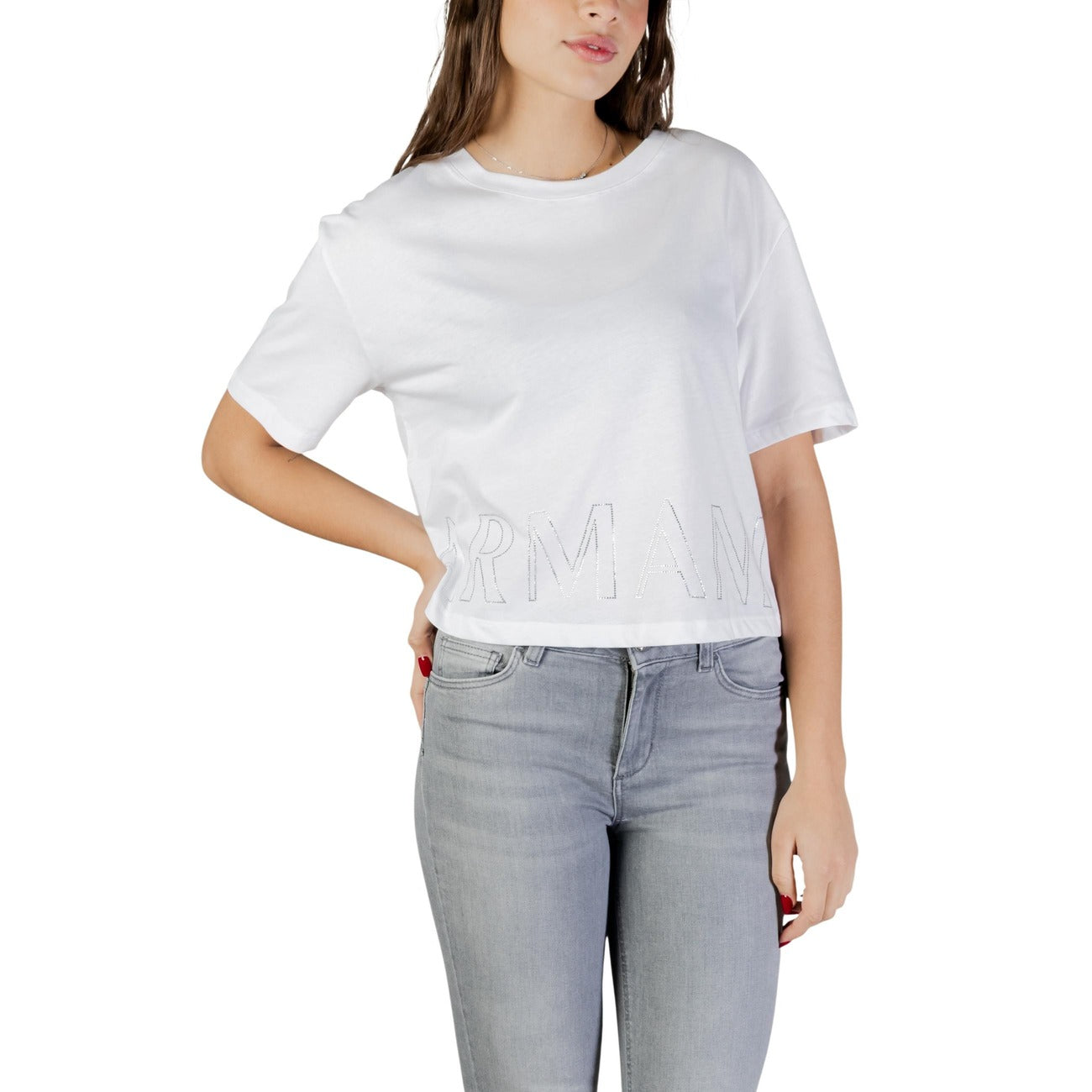 Armani Exchange T-Shirt Damen Weiß #2450830