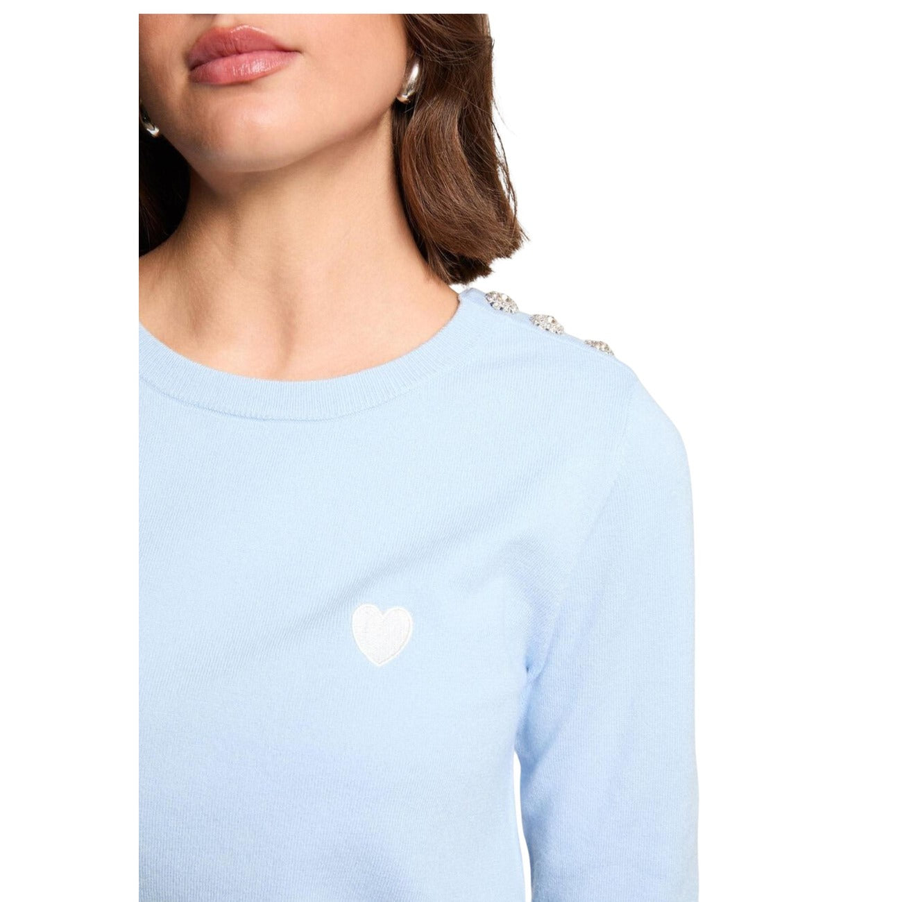 Morgan De Toi Strickmode Damen Hellblau