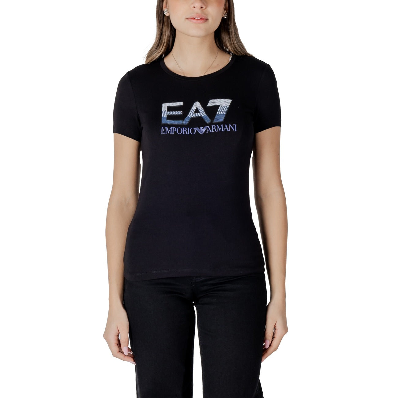 Ea7 T-shirt Dames Wit #2414973