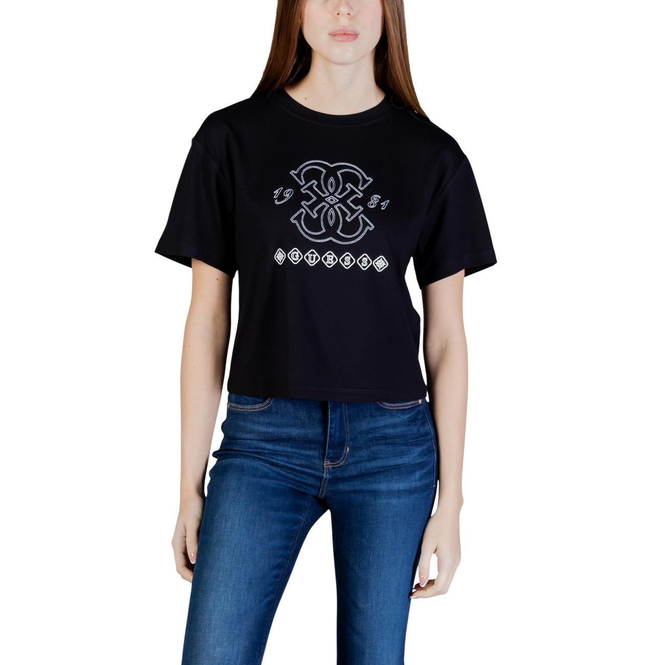 Guess Active T-Shirt Damen Weiß