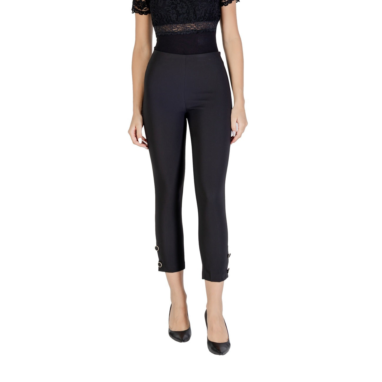 Rinascimento Broek Dames Zwart #2427392