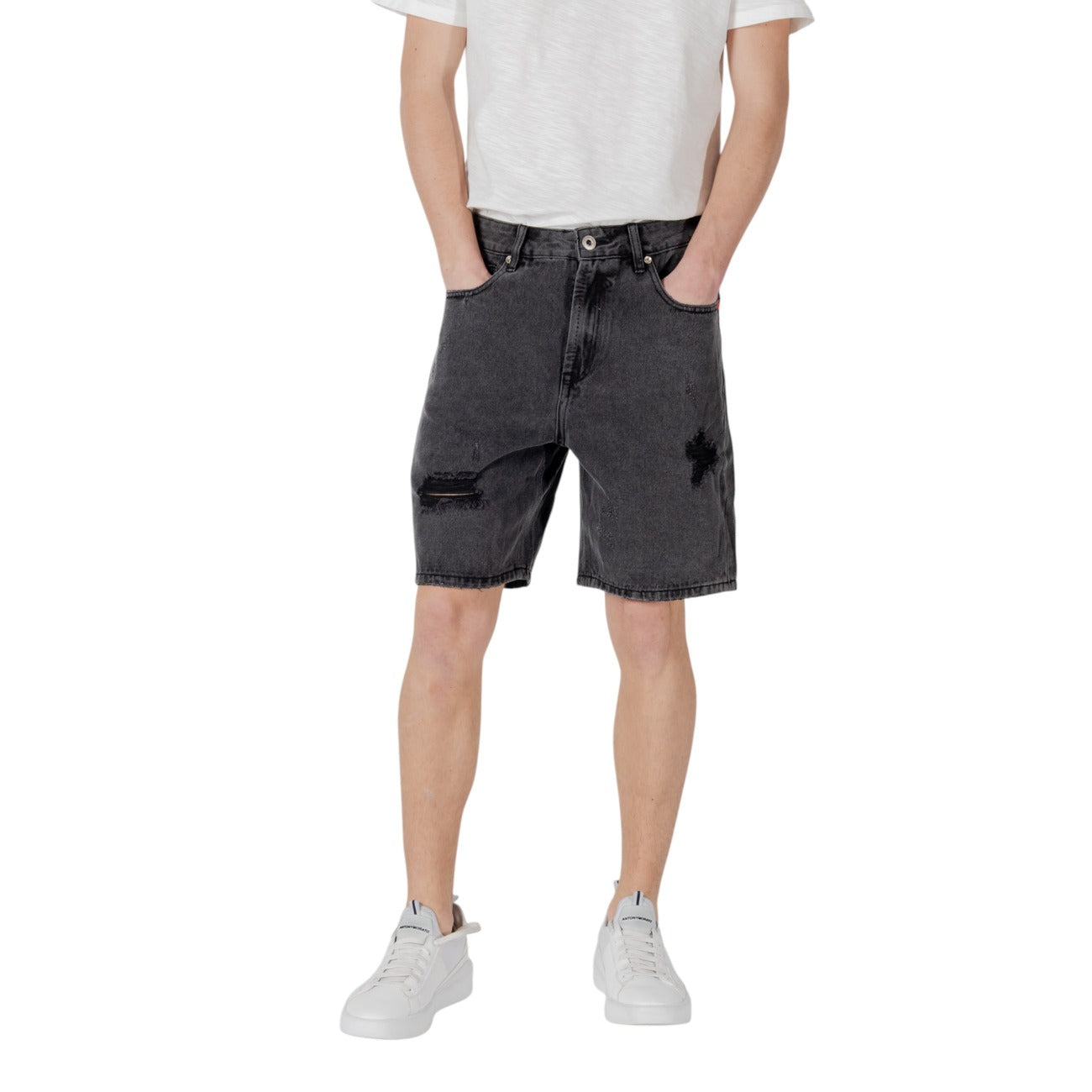Gianni Lupo Bermuda Heren Zwart #2464268