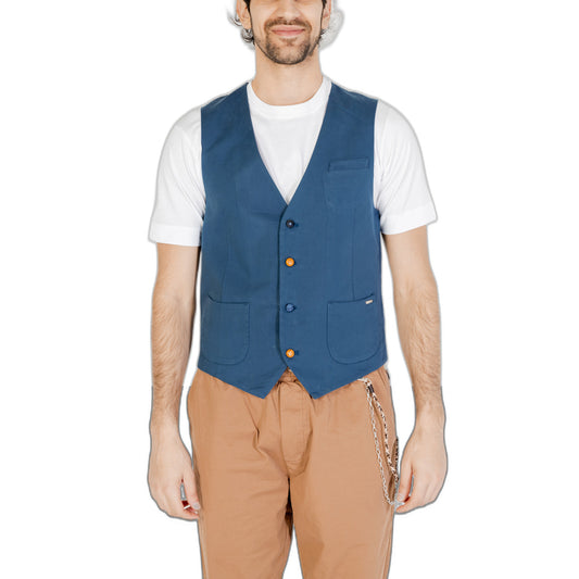 Gianni Lupo Gilet Heren Blauw