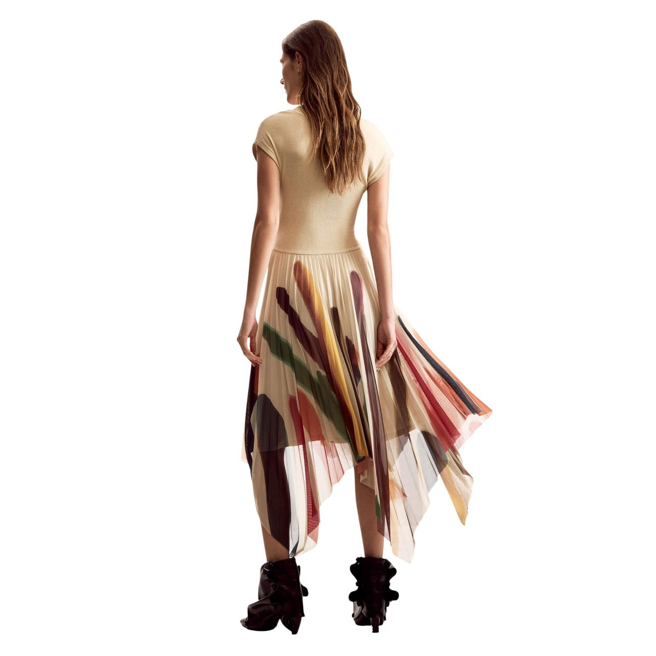 Desigual Kleid Damen Beige #2453208