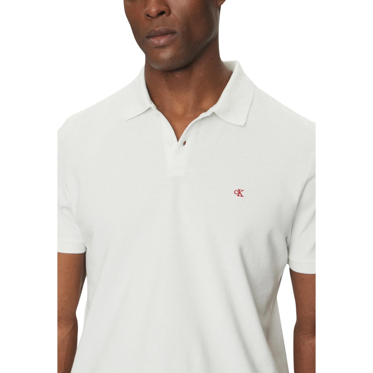 Calvin Klein Jeans Polo Top Heren Wit #2434226
