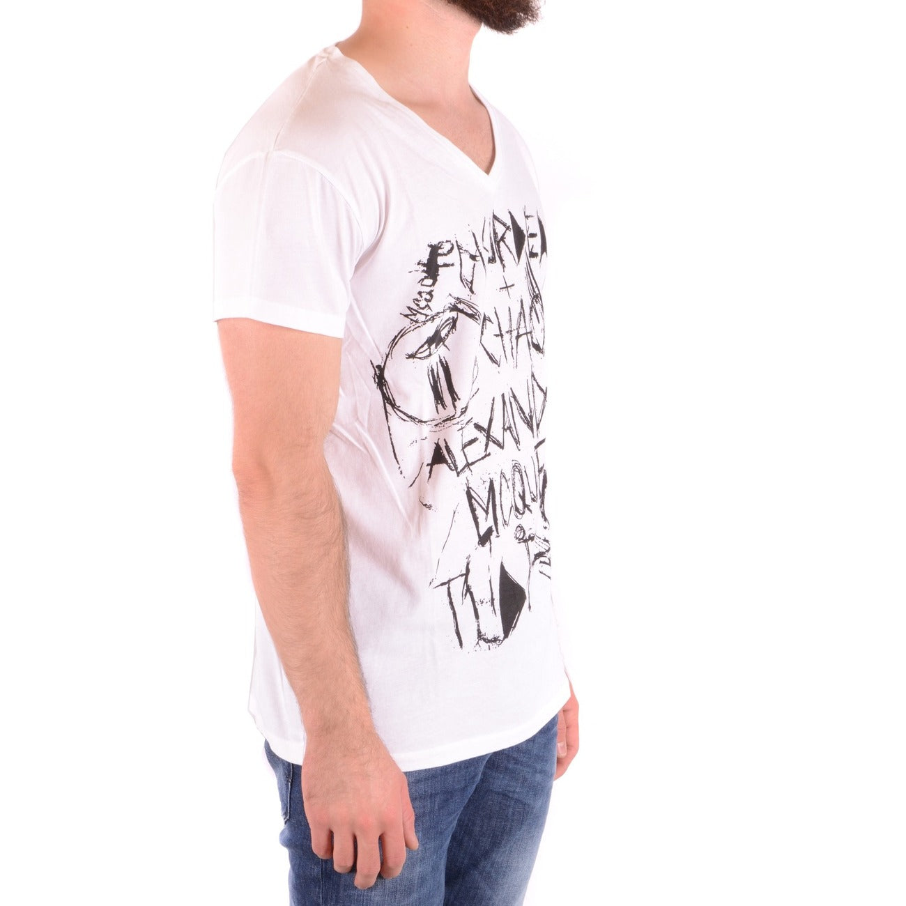 Alexander Mcqueen T-shirt Heren Wit