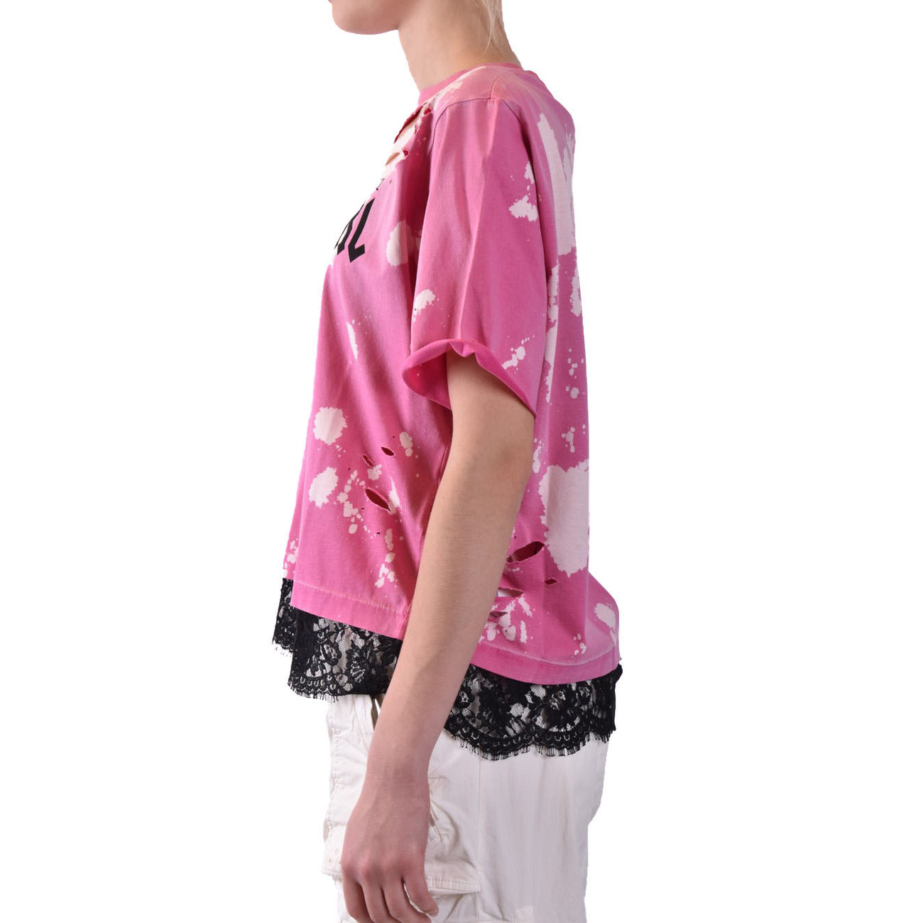 Dsquared2 T-shirt Dames Roze