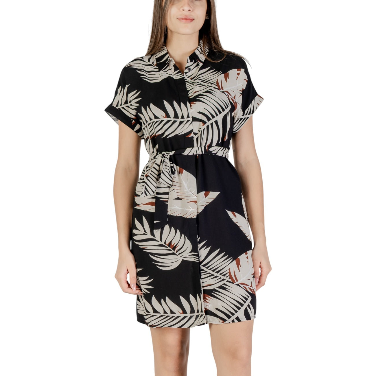 Vero Moda Dress Women Beige #2421469