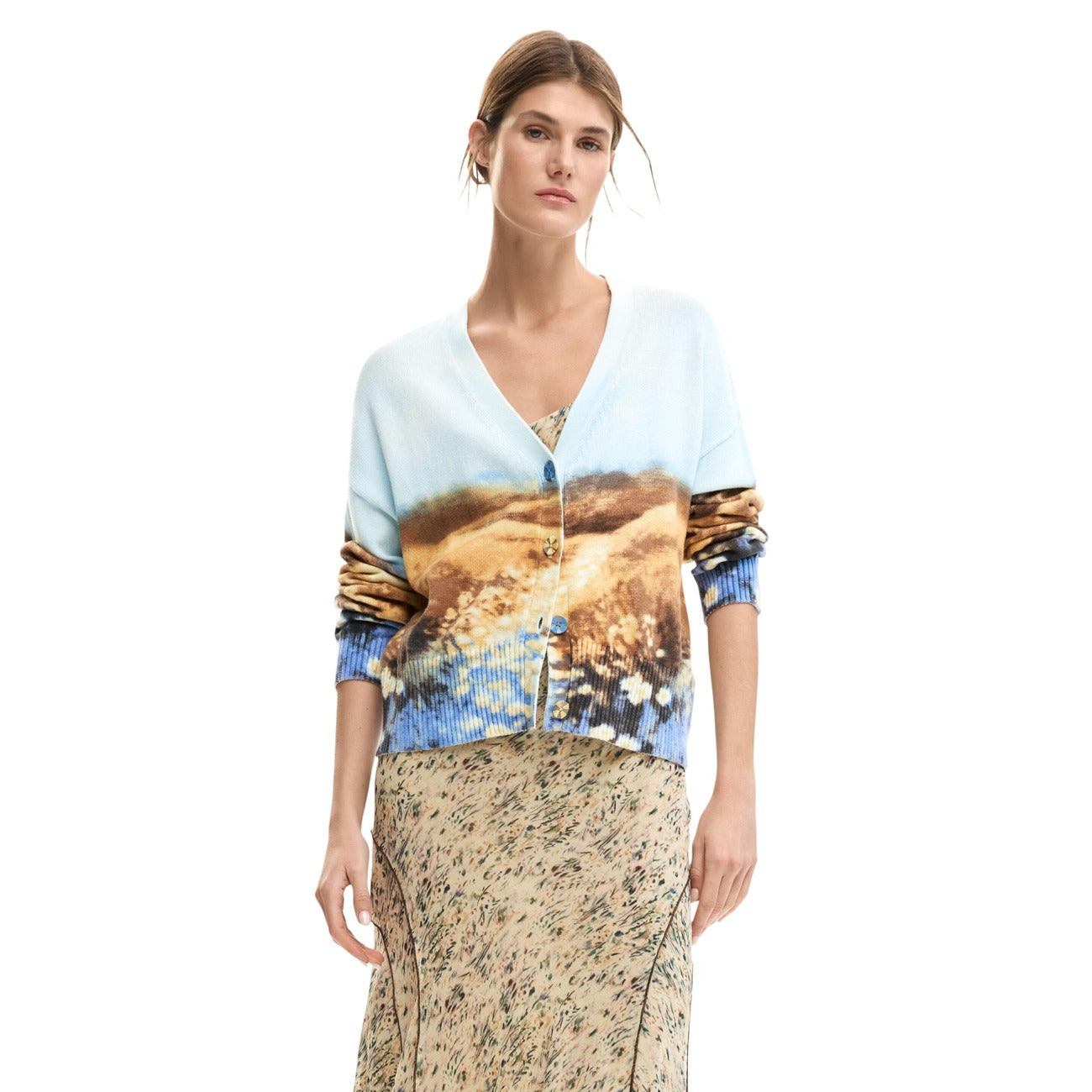 Desigual Cardigan Damen Hellblau