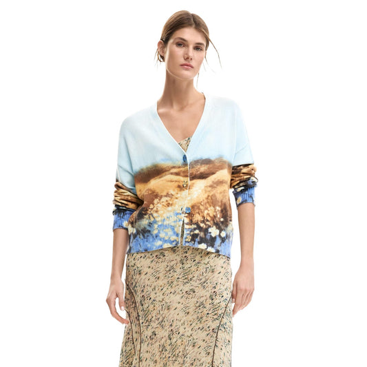 Desigual Cardigan Damen Hellblau