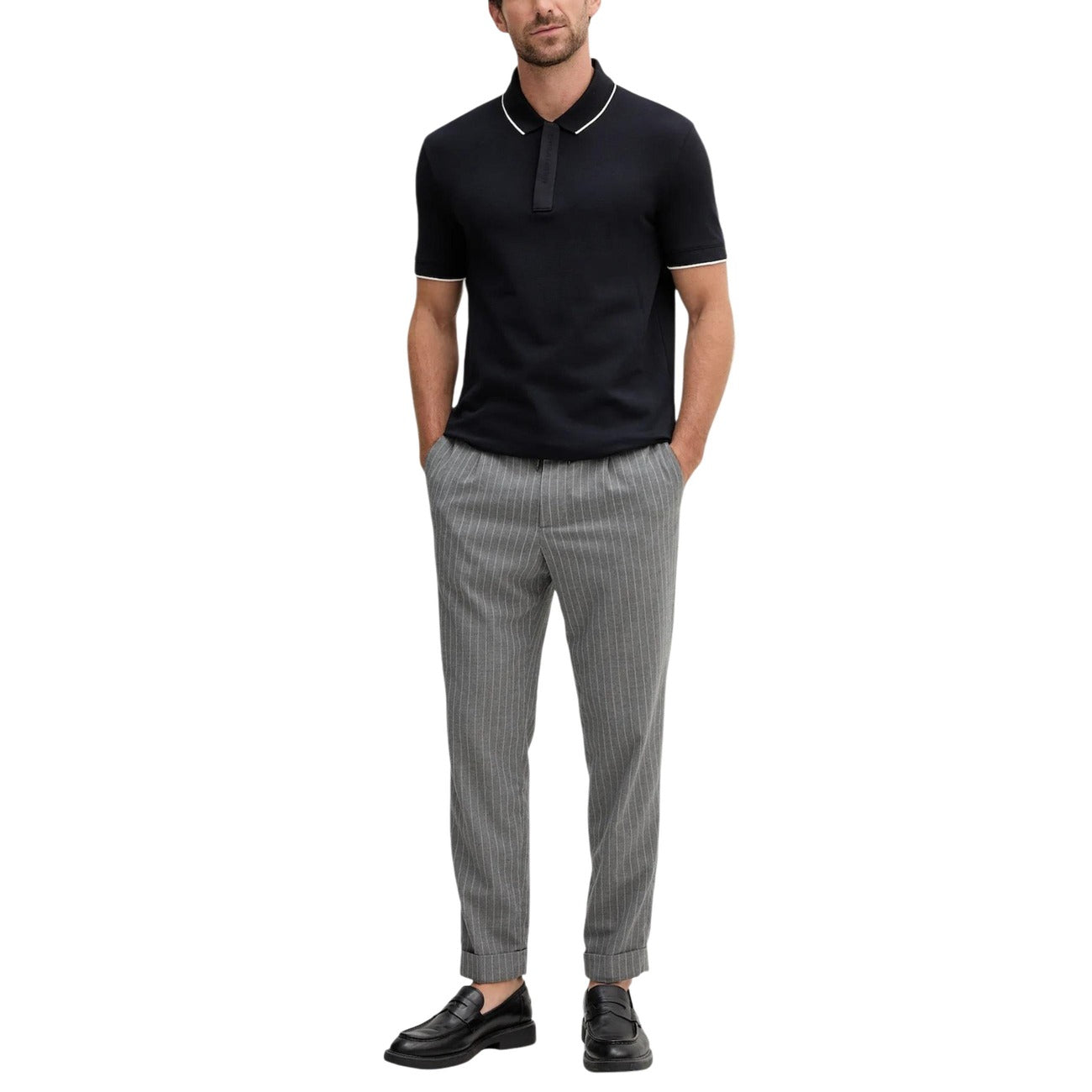 Armani Exchange Polo Top Herren Blau #2449816