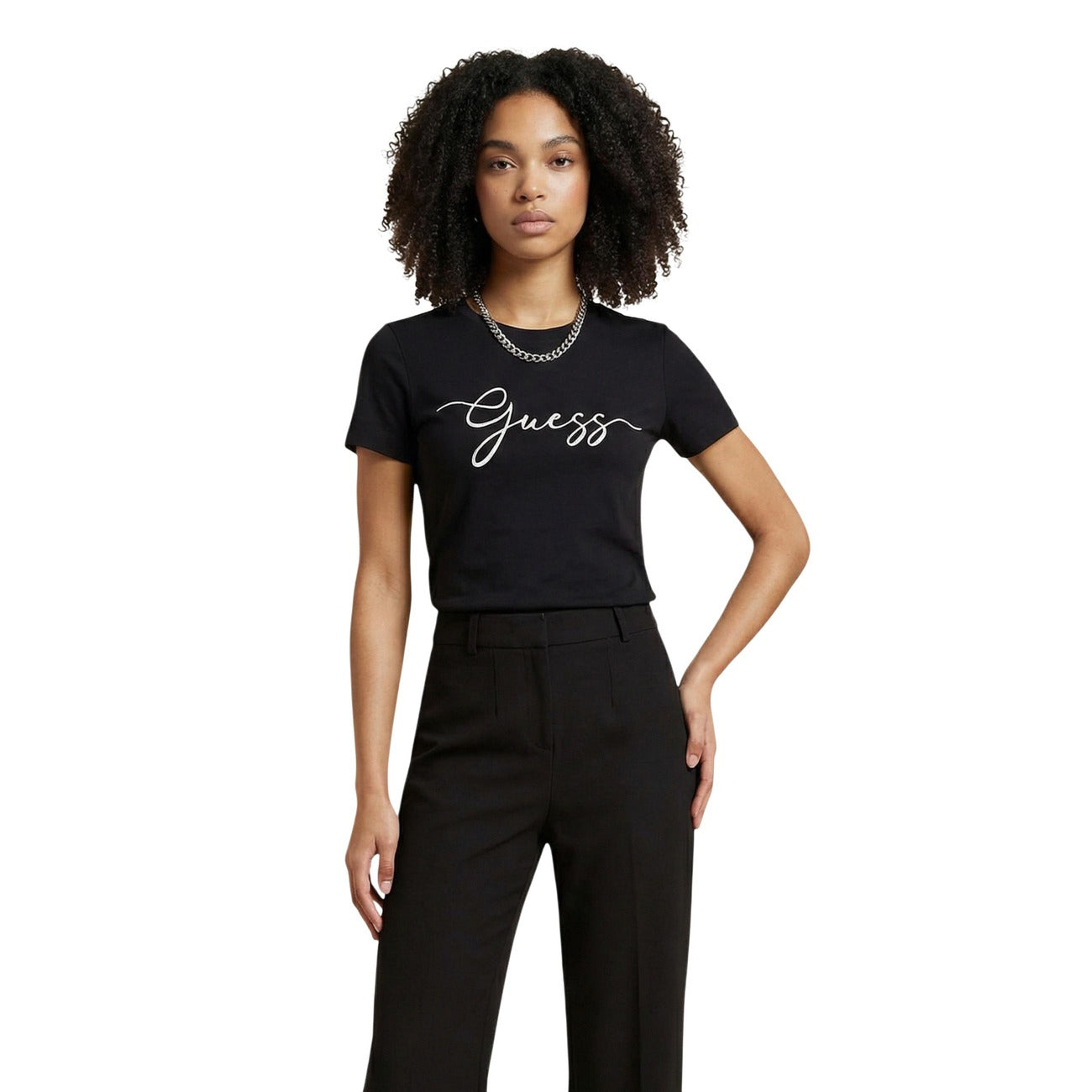 Guess Active T-Shirt Damen Schwarz