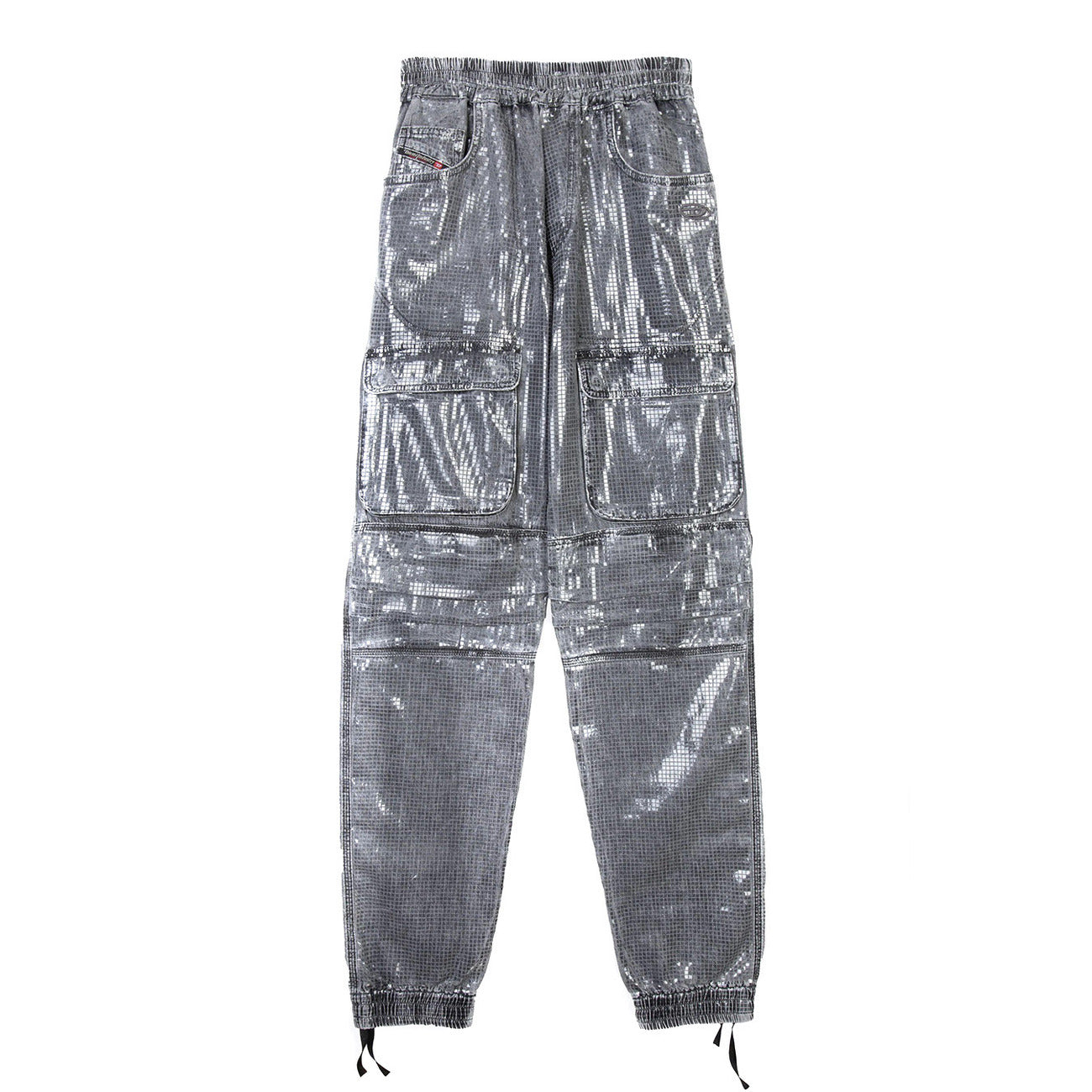 Diesel Hose Damen Grau