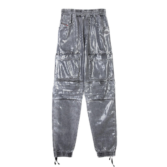 Diesel Broek Dames Grijs