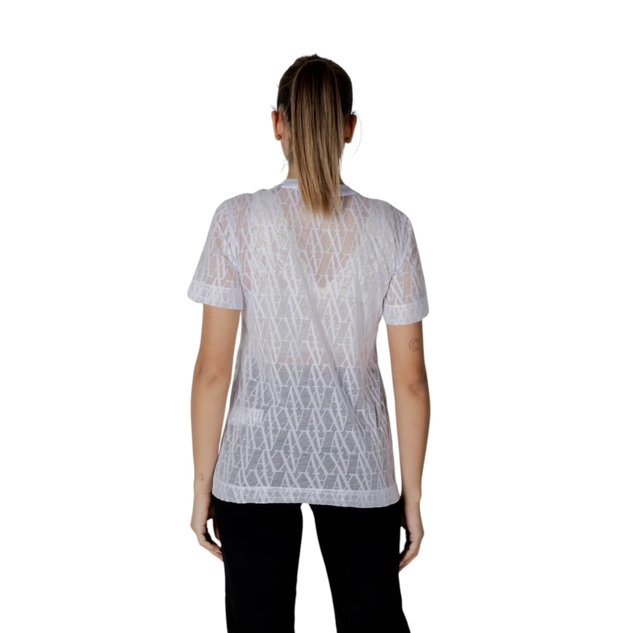 Armani Exchange T-shirt Dames Wit #2412644