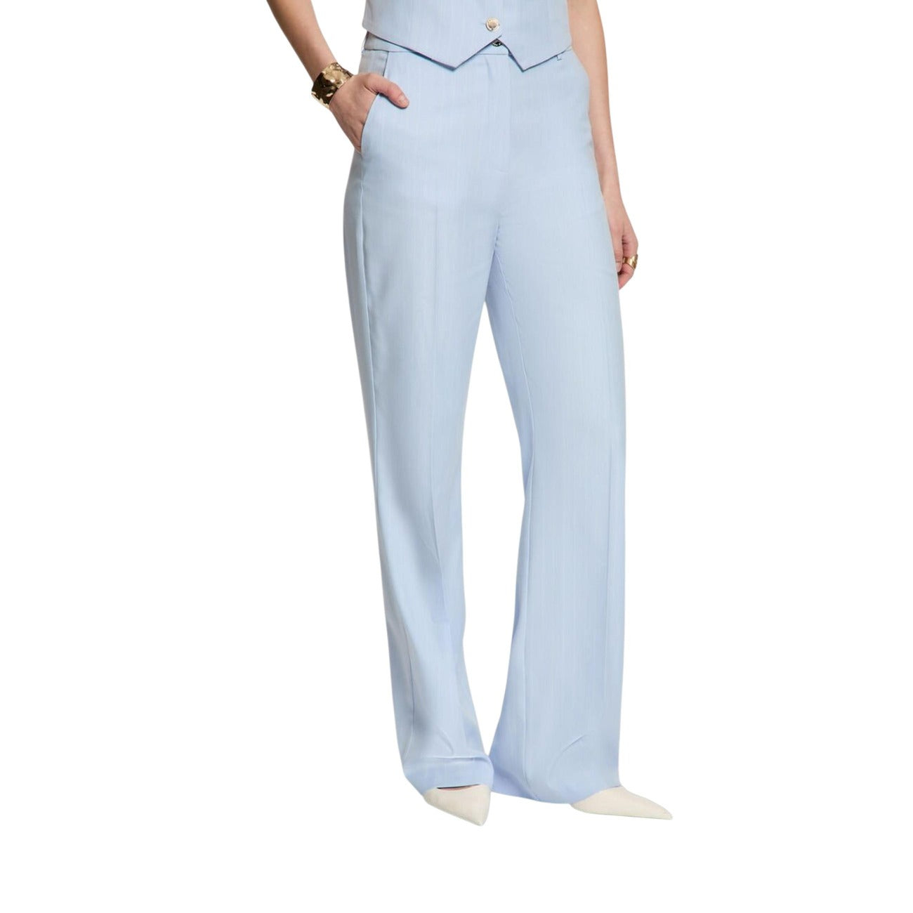 Morgan De Toi Hose Damen Hellblau