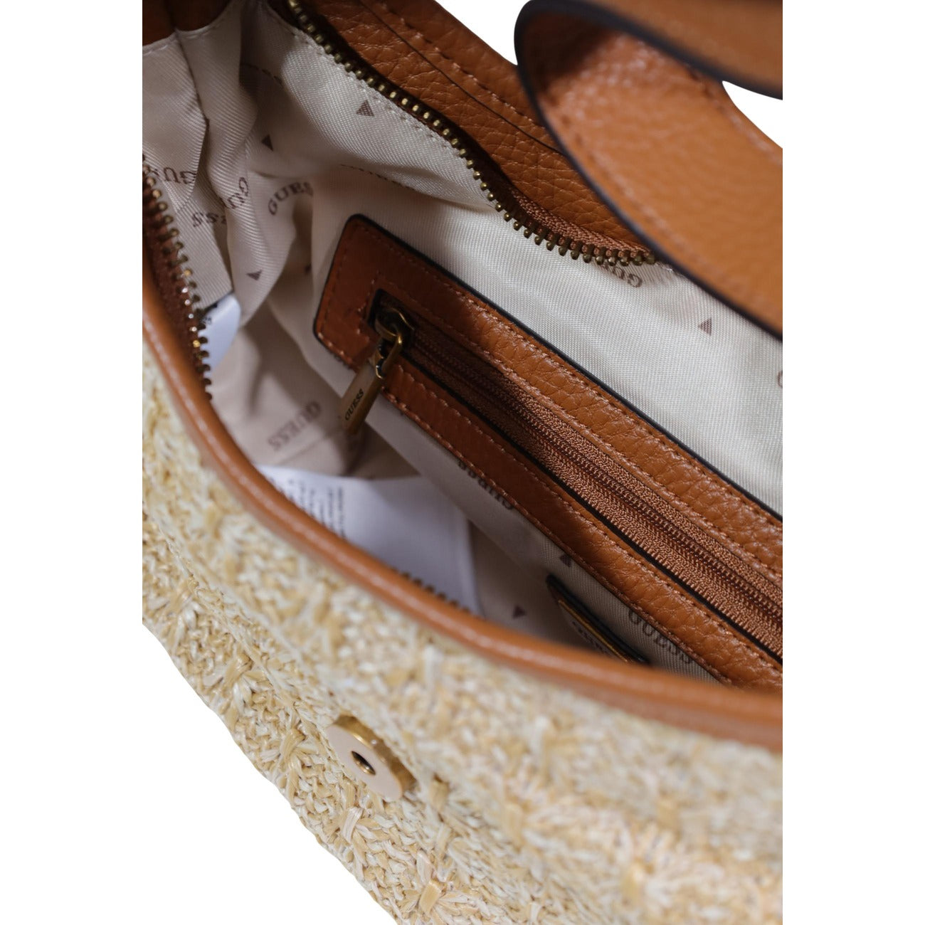 Guess Bag Women Beige #2457271