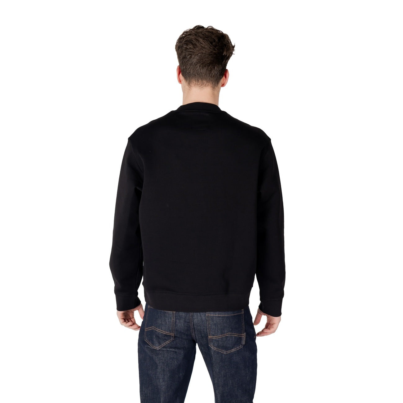 Armani Exchange Sweatshirt Heren Zwart #2410369