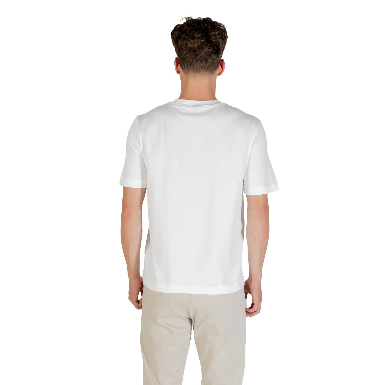 Boss T-shirt Heren Wit Wit