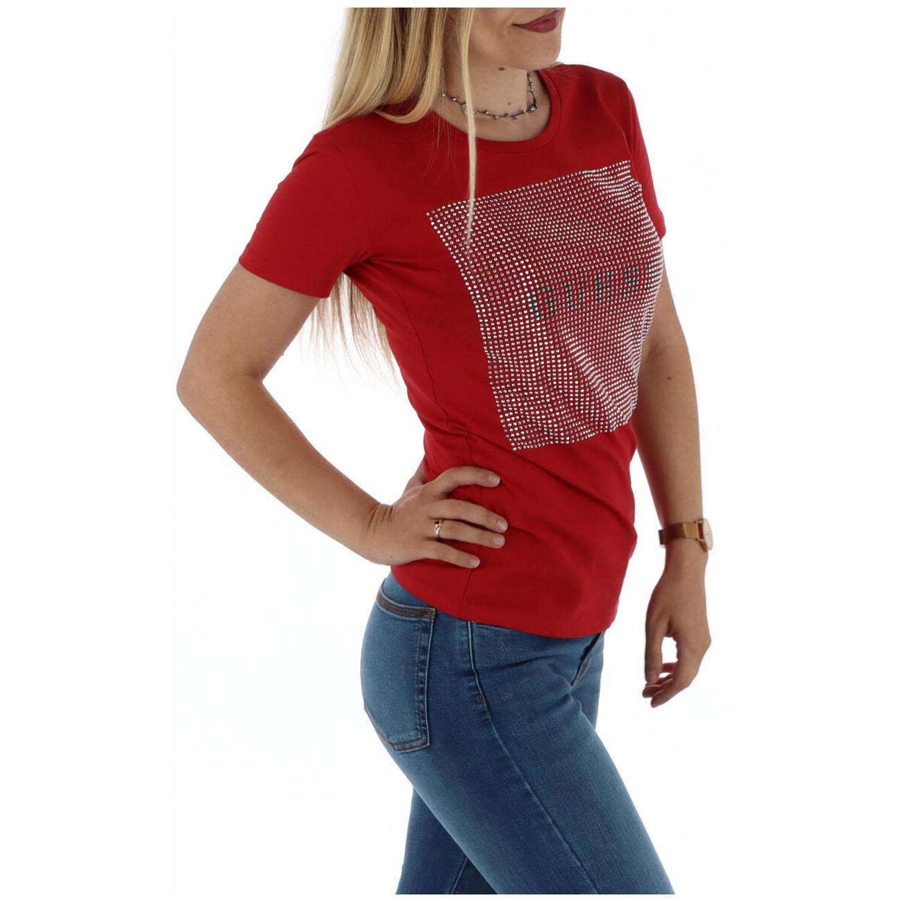 Guess T-Shirt Damen Rot #301055