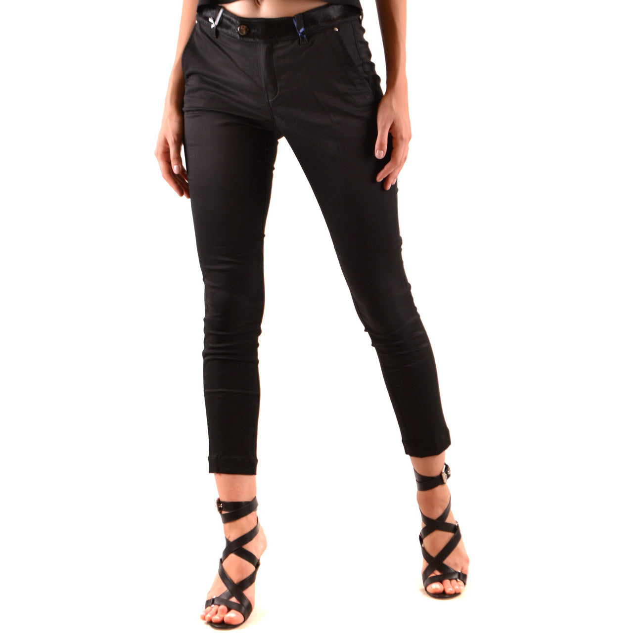 Jacob Cohen Broek Dames Zwart #2437781
