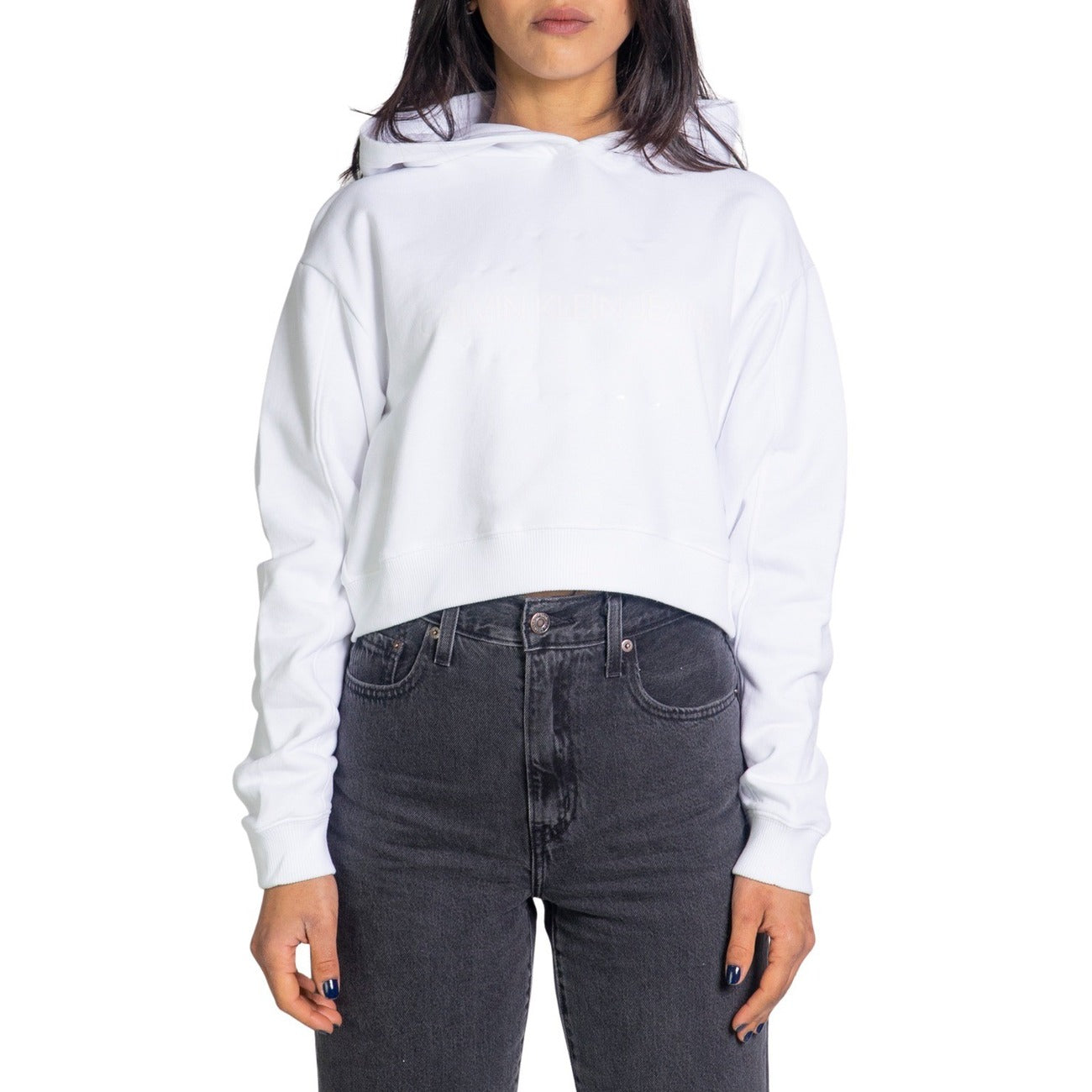 Calvin Klein Jeans Sweatshirt Dames Wit #219588