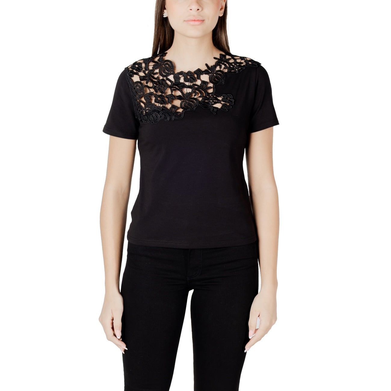Morgan De Toi T-shirt Dames Zwart Zwart #2418614